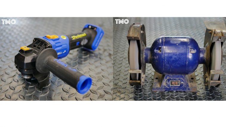 เครื่องเจียร แท่นเจียรล้อคู่